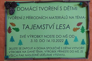 Domácí tvoření s dětmi - TAJEMSTVÍ LESA